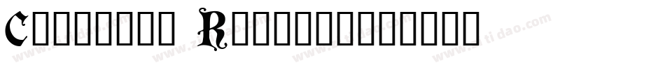 Chaillot Regular字体转换